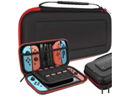 Capa rígida para Nintendo Switch/OLED Switch compatível com a cor preta BRILVIBERA