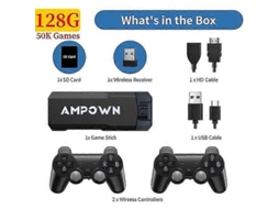 Console De Videogame Gd20 Game Stick X2 70kgames Emuelec4.3 Cpu Aigame 905m Controle Sem Fio 4k Hd Jogos Retrô Para Ps1 N64 Ly Ebike
