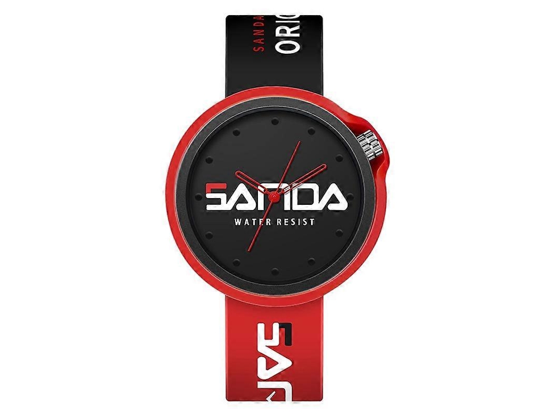 Relógio Esportivo De Quartzo Sanda 3200 Com Pulseira De Silicone Para Homens E Mulheres.