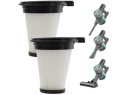Kit Com 2 Filtros Laváveis E Reutilizáveis Para Aspirador De Pó Sem