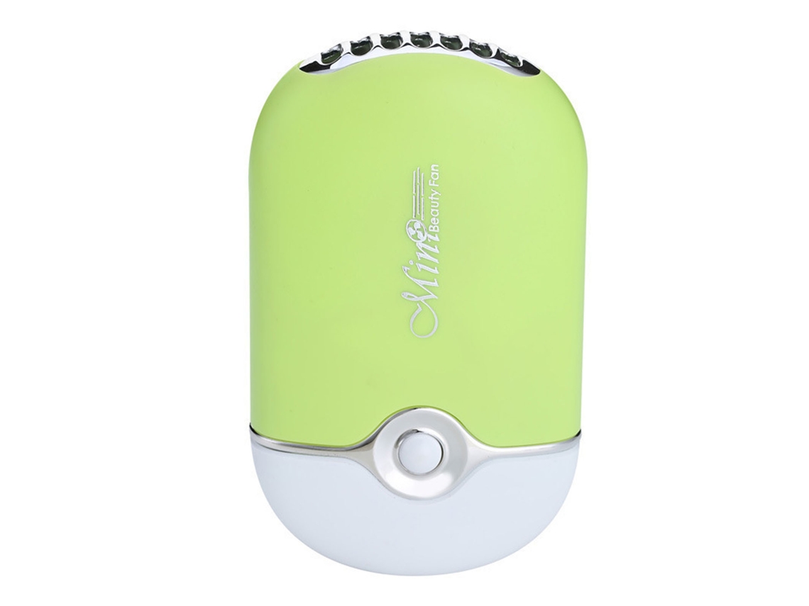 Ventilador Secador De Pestañas Eléctrico Sin Aspas Usb Recargable Portátil Mini Para Extensiones De Pestañas Verde