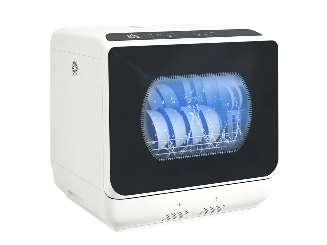 Máquina Lavar Loiça Bancada 6l 5+1 Programas Compacta Branca