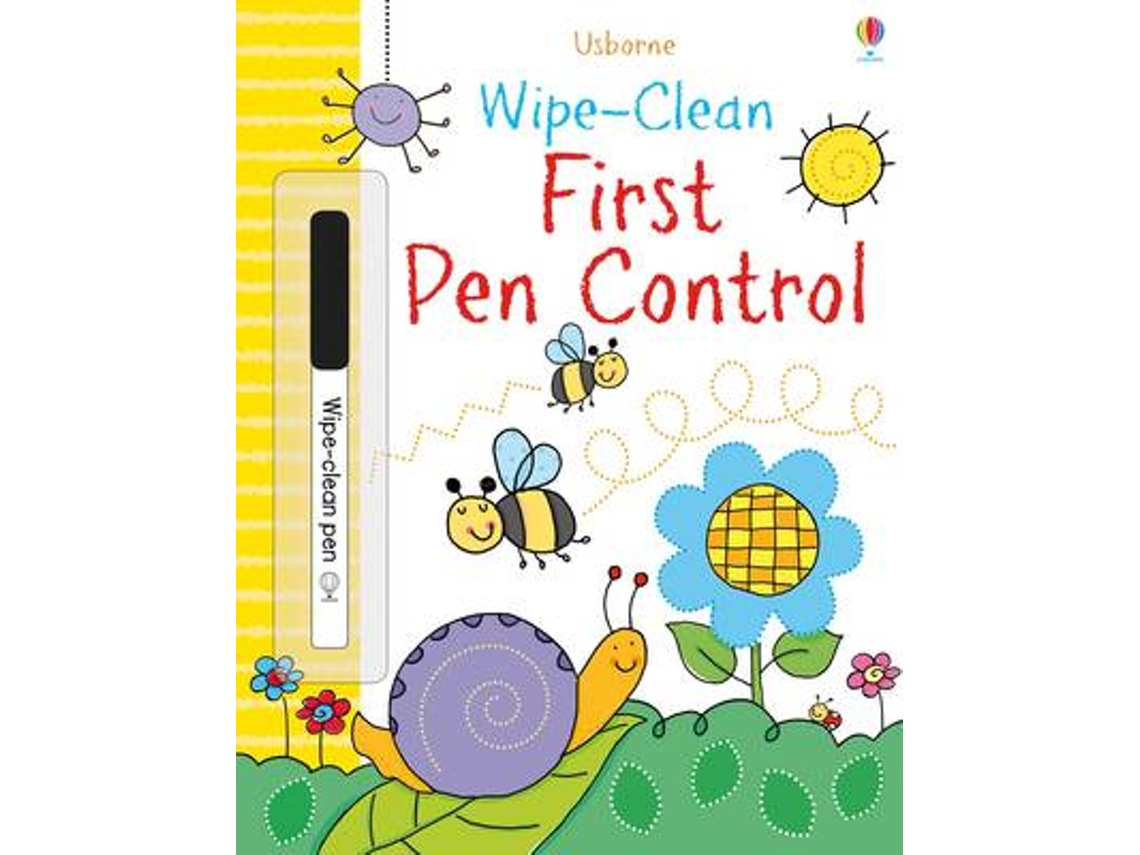 Livro Wipe-clean First Pen Control de Sam Smith (Inglês)