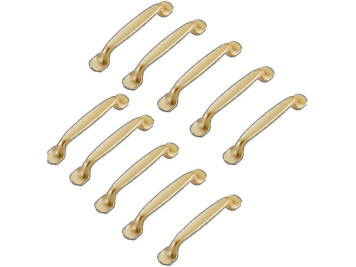 Conjunto de 10 puxadores dourados para armários BRILVIBERA
