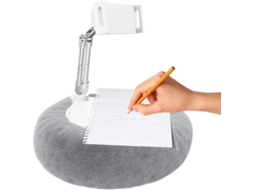 Suporte Para Tablet Com Almofada Telescópico Giratório De Pelúcia Macia Antiderrapante Penteadeira Braço 360° Sofá, Cama