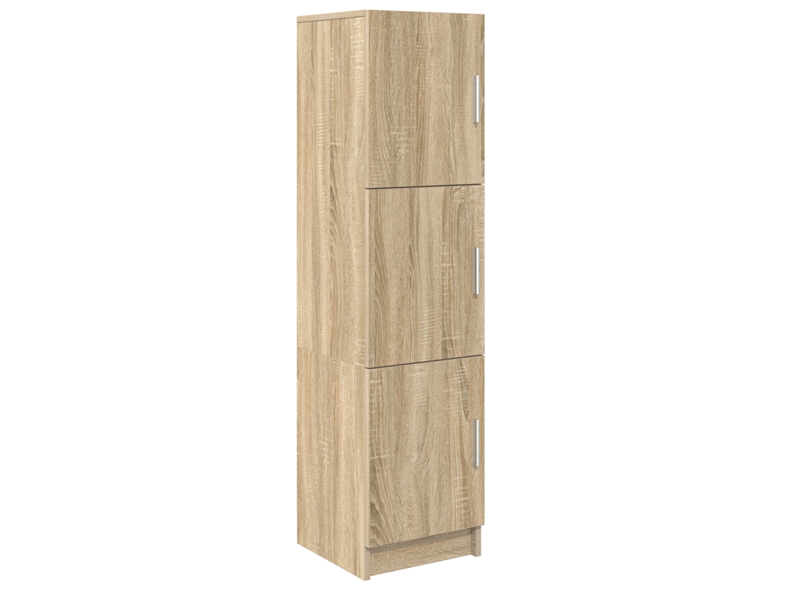 Conjunto 1 Móveis Highboard Vidaxl Castanho Derivados De Madeira (31.5 X 32 X 122.5 Cm)