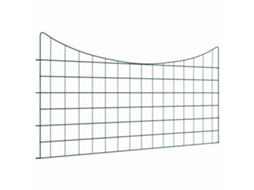 Vidaxl Conjunto De Cerca Para Lago 5 Pcs Verde 100 X 50 Cm Aço