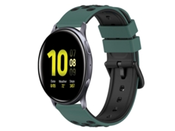 Pulseira De Silicone Bicolor Para Samsung Galaxy Watch Active2 44mm 20mm