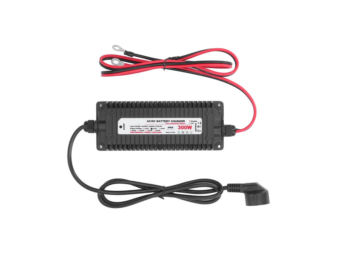 Carregador De Bateria De Fosfato De Ferro De Lítio Laxiscreed Com Resistência Ip65 E Visor Led
