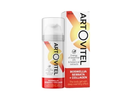 Artovitel Gel Refrescante Com Hortelã E Eucalipto Alívio Natural 50 Ml Artrovitel