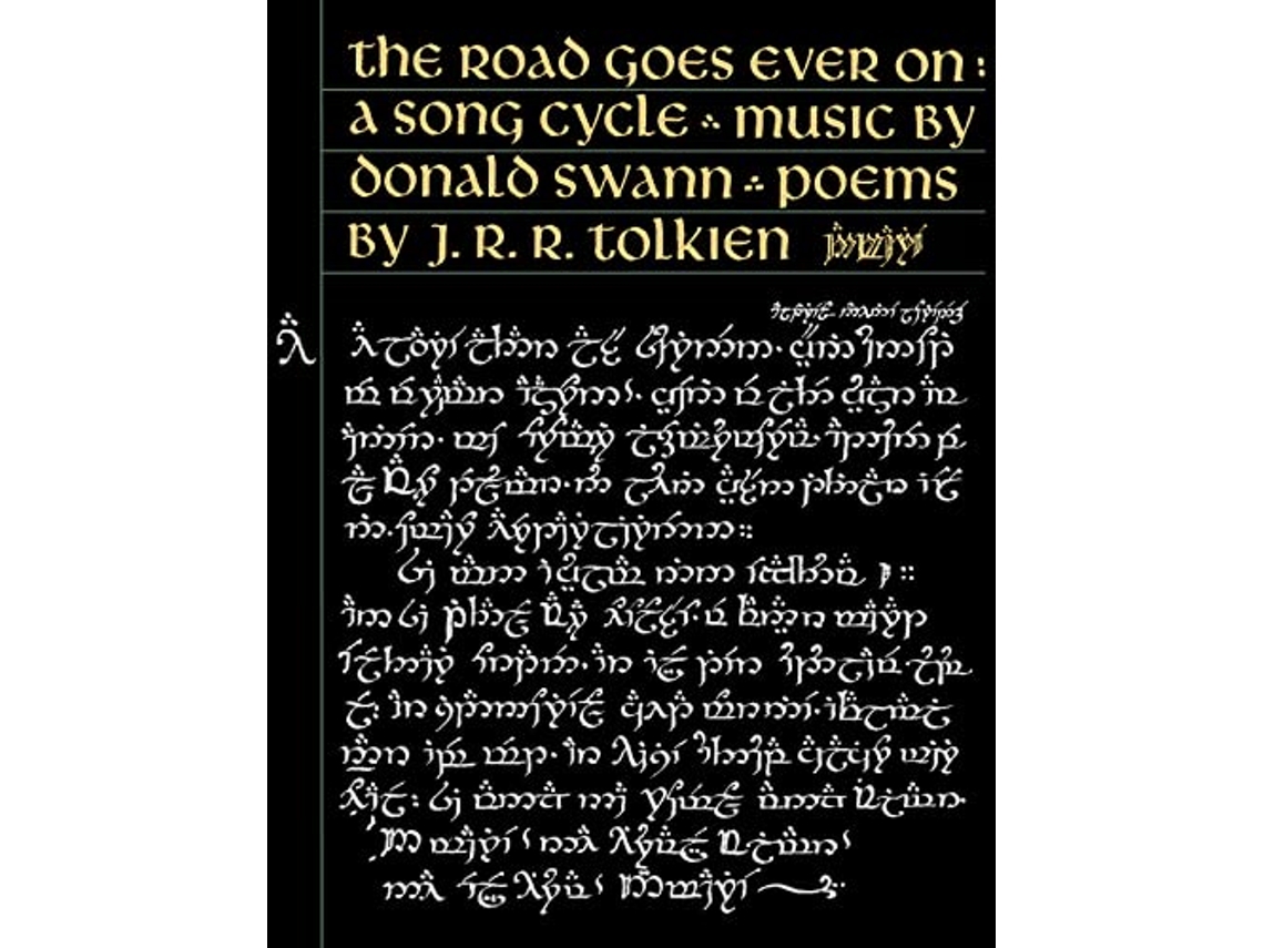 Livro Road Goes Ever On de J R R Tolkien (Inglês - Capa Dura)