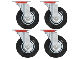 Vidaxl Rodas Giratórias 4 Pcs 125 Mm