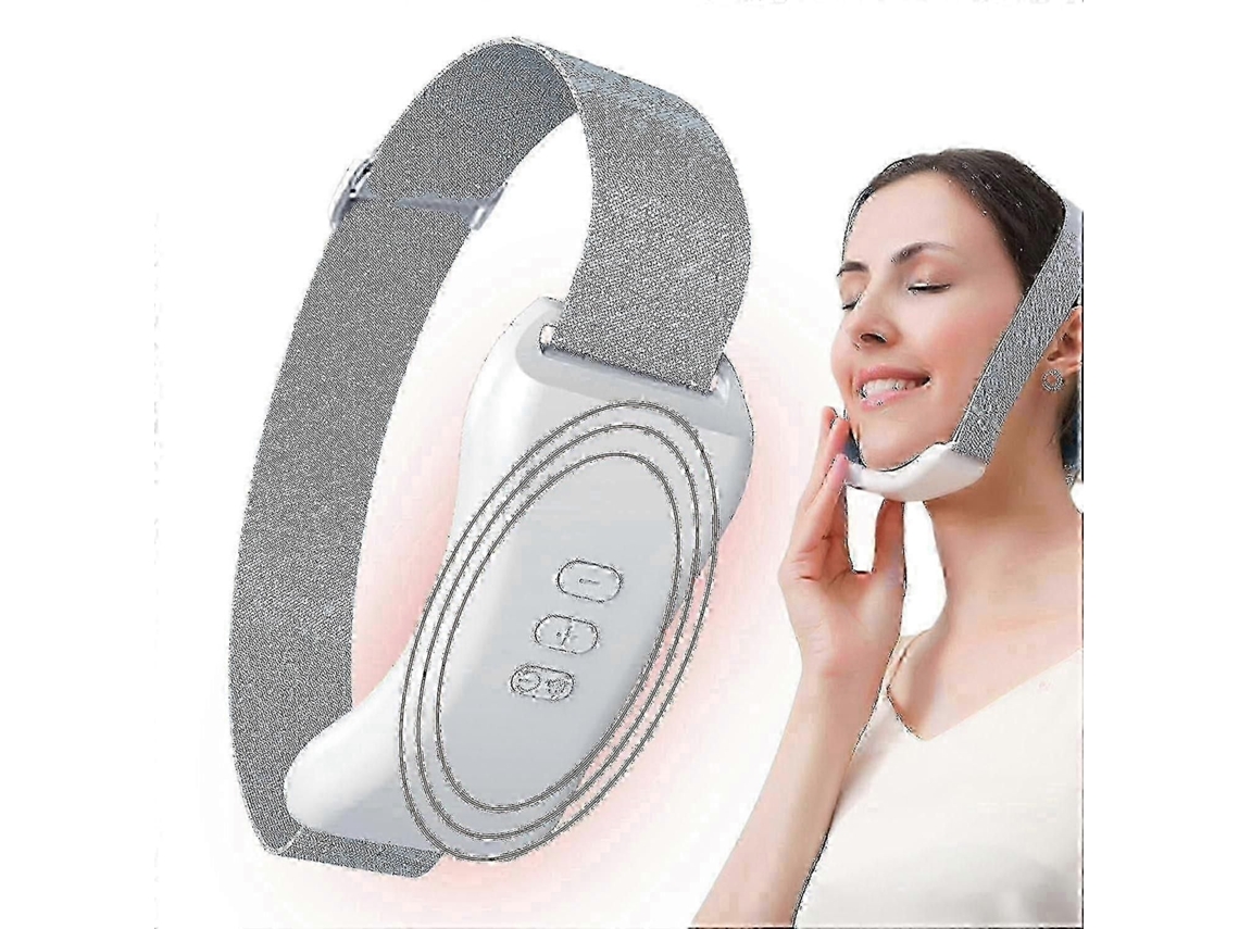 Massageador Facial Elétrico em Formato de V, Aparelho Beleza com Microcorrente Ems para Lifting, Massagea Dor Queixo Duplo GOKOCO