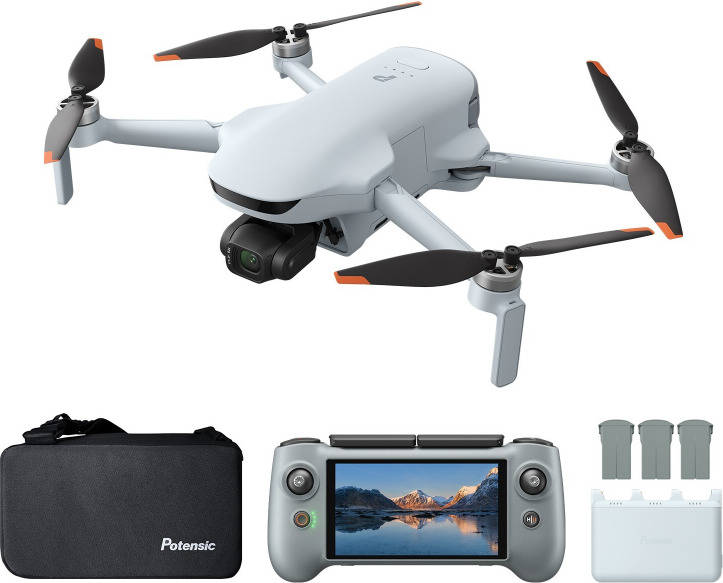 Drone POTENSIC ATOM 3 Screen Remote Fly More Combo (4K - Autonomia: 40 min - Branco)