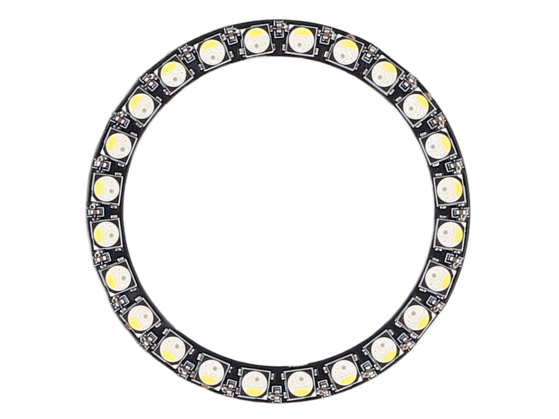 Luz Anillo Led Rgb 24 Bits Sk6812 32 Colores Luz Blanca Fluorescente para Teto