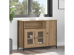 Vidaxl Buffet Carvalho Artesanal 100 X 35 X 75 Cm
