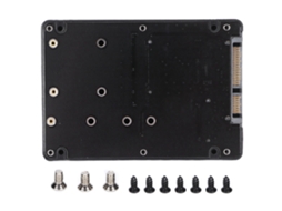 Capa De Ssd Adaptador Conversor Case 2 Em 1 M.2 Bkey Ngff Msata Para Sata3.1
