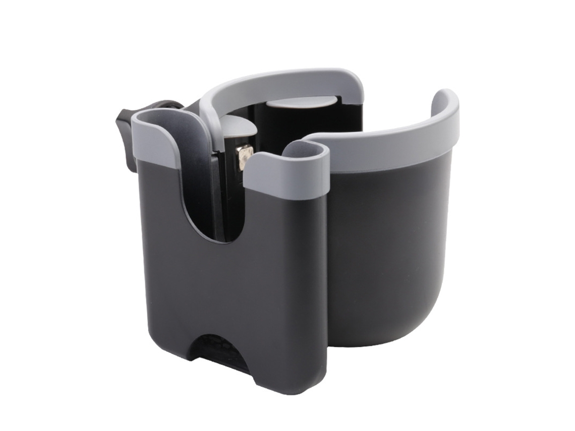 Suporte para Copo e Garrafa em Carrinho de Bebê, Preto AQUAFORGE