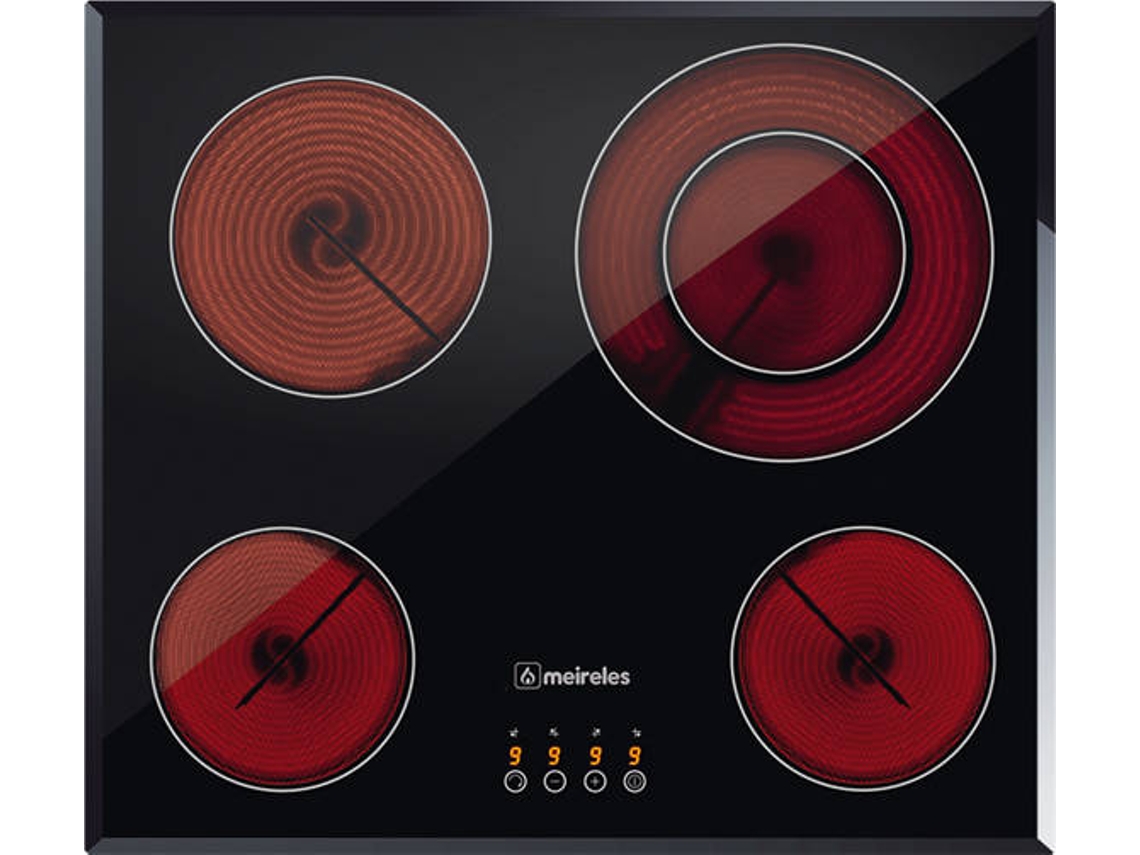 Placa de Vitrocerâmica MEIRELES MV 2607 (Elétrica - 58 cm - Preto)
