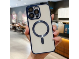 Capa Para Iphone 17 Air Com Revestimento Eletroplástico Magnético E Macia.