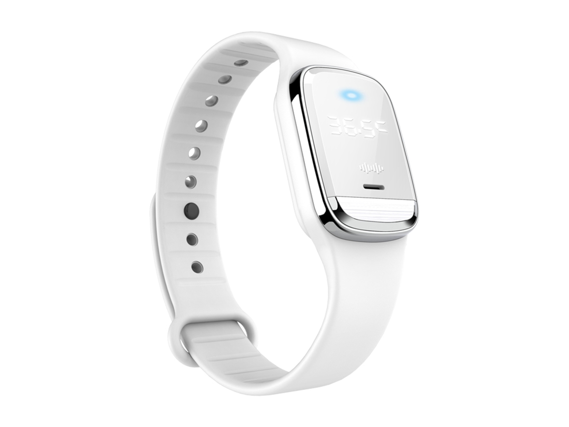 Pulseira Repelente de Mosquitos EOOCOO (relógio Digital, Monitoramento de Temperatura Corporal)