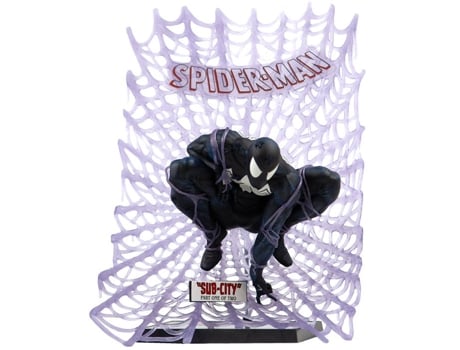 Coleção McFarlane Marvel 16ª Wv6 Homem-Aranha (Combinação Preta) (Perseguição) Movimentos Vencedores (Homem-Aranha 1)