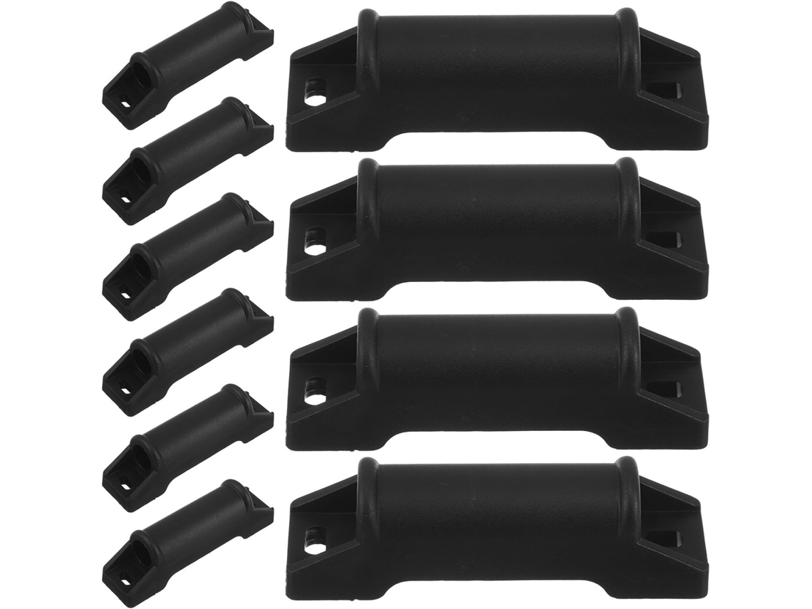 Kit de 4 peças Zerodeko com elevadores de móveis antiderrapantes em aço carbono para sofá e cama, para aumentar a altura.