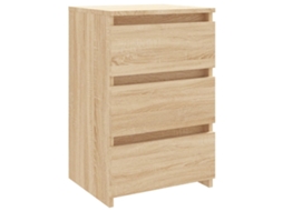 Bed Cabinet, Bed Cabinets Vidaxl Marrom Madeira Processada (n/a)
