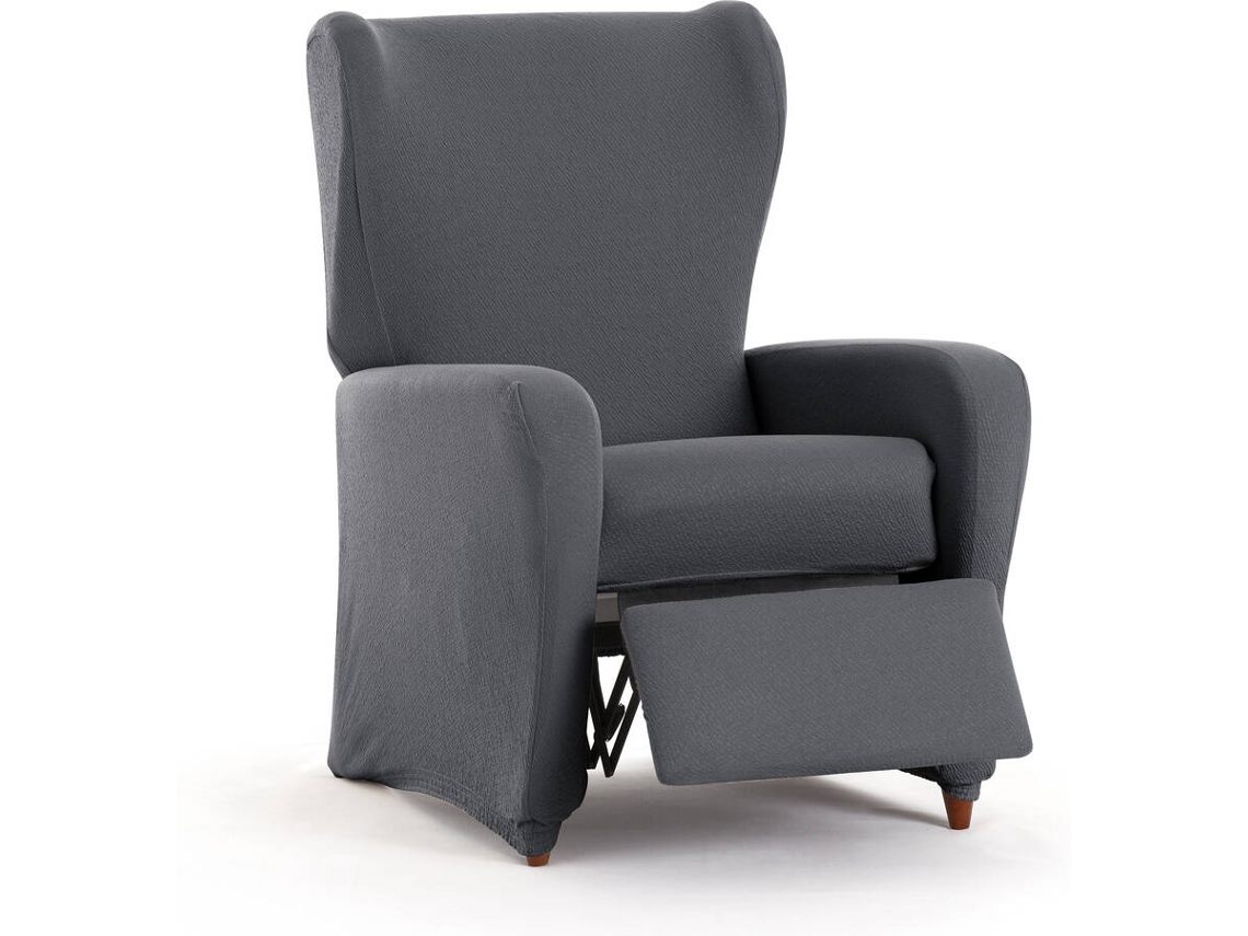 Capa de Poltrona Relax EYSA Premium Bronx Tecido Multielástico (75 x 90 x 100 cm - Poliéster - Gris Oscuro)