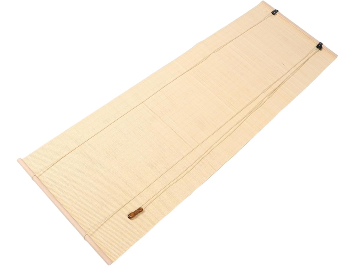 Cortinas Romanas Rústicas De Bambu Para Portas E Janelas.
