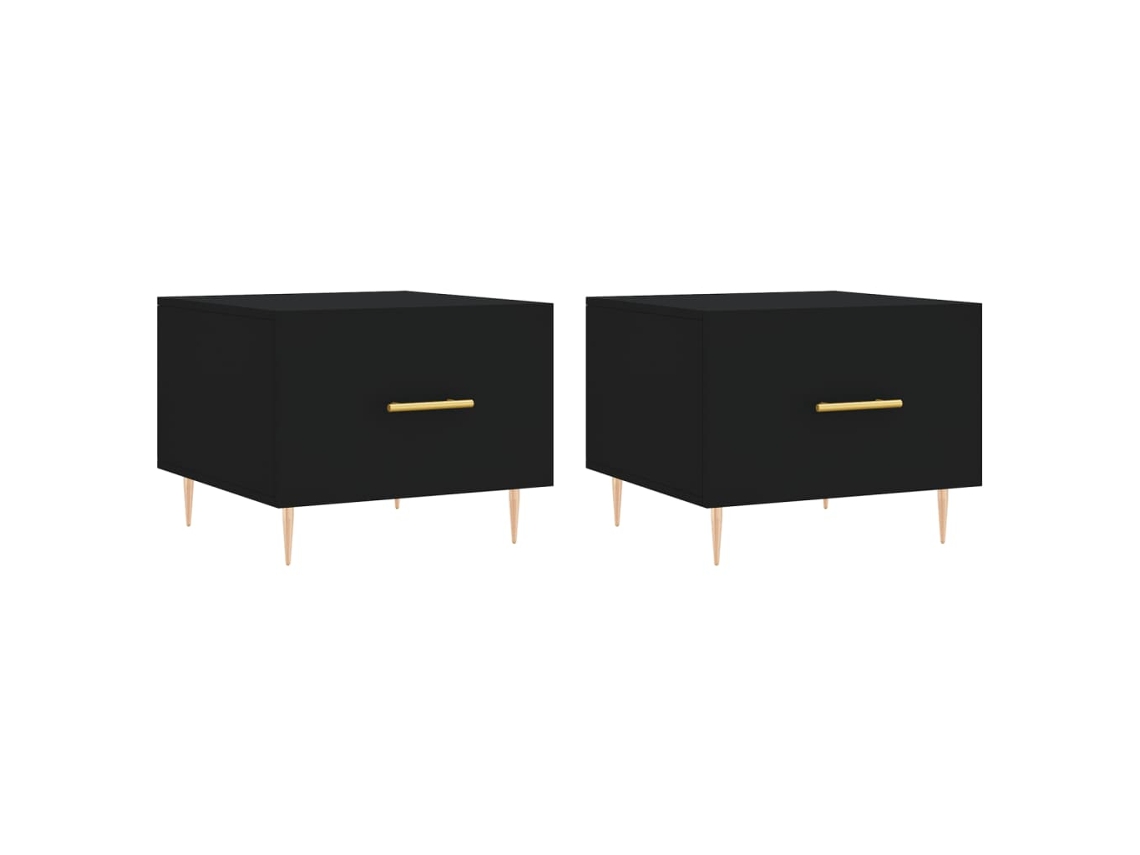 Coffee Table, Coffee Tables Vidaxl Preto Madeira Processada (n/a)