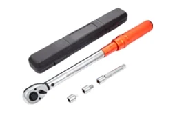 Conjunto De Ferramentas De Torque 1/2 Com Chave Dinamométrica, Catraca, Extensão E Estojo Tekmaquinas