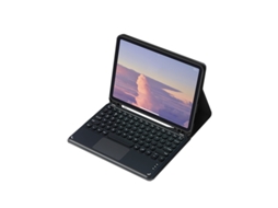 Capa Com Teclado Bluetooth Compatível Com Samsung Galaxy Tab S6 Lite, Cor Preto