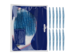 Lure Bait (floating Soft Bait) New Product 10cm/4g Floating Soft Worm Lure Silicone Soft Bait Fish (10-pack) (blue H)