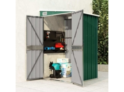 Vidaxl Abrigo Suspenso P/ Jardim 118x100x178 Cm Aço Galvanizado Verde