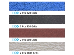 Kit de 8 correias de reposição para Afiador de Facas TG2002 330*15mm 120/320/600/1000 Grits | S/MARCA