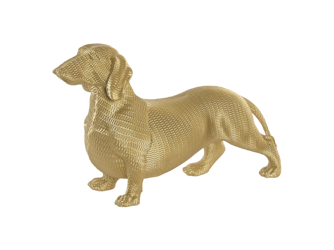 Figura Decorativa Home Esprit Dourado Cão
