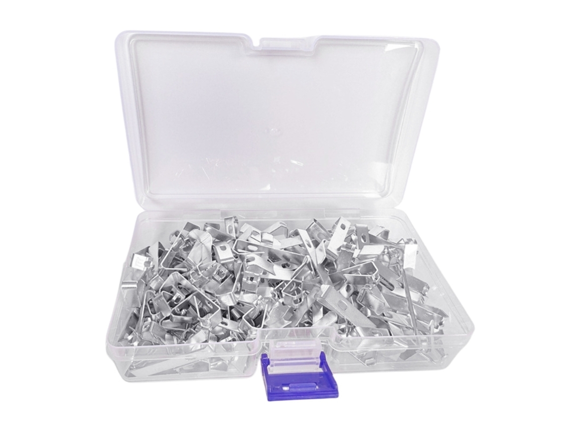 Kit Com 120 Peças Para Pendurar Quadros, Telas E Espelhos. Ganchos Reforçados Espelhos. -aquaforge