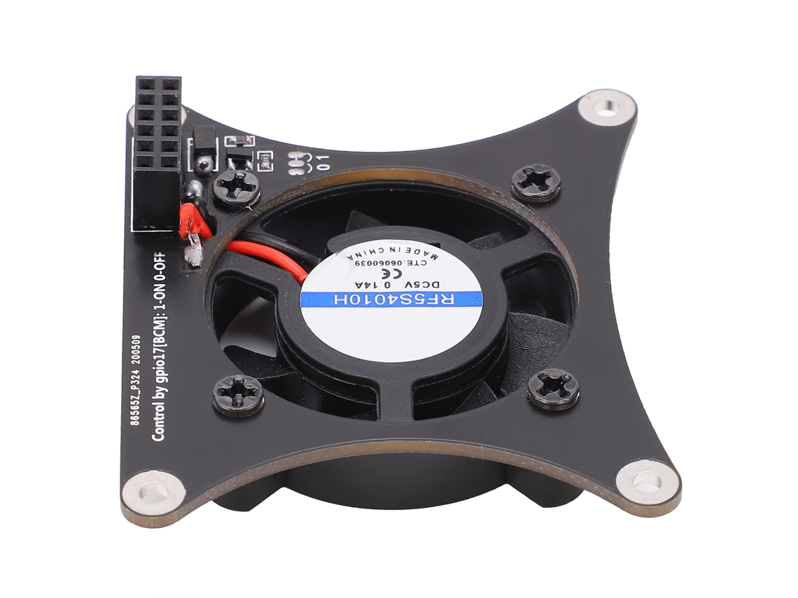 Laxiscreed Dissipador De Calor Com Ventoinha Silenciosa E Controlo Pwm Para Raspberry Pi