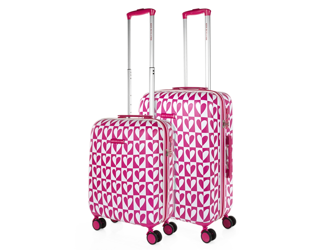 AGATHA RUIZ DE LA PRADA Conjunto de Malas com Espelho Fúcsiaido 44X67X24 Cm 64L