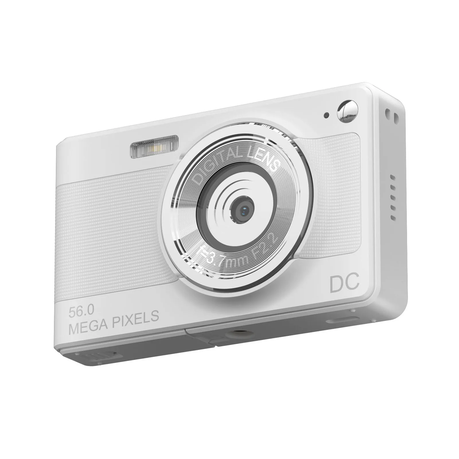 (branca, Somente A Câmera) Filmadora Digital Hd 1080p, 56 Mp, Tela Ips De 2,88 Polegadas, Zoom Digital De 8x