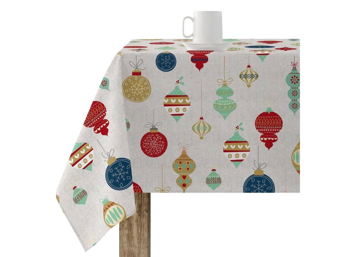 Toalha de Mesa MUARE HOME Christmas (140 x 140 cm - Algodão - Multicor)
