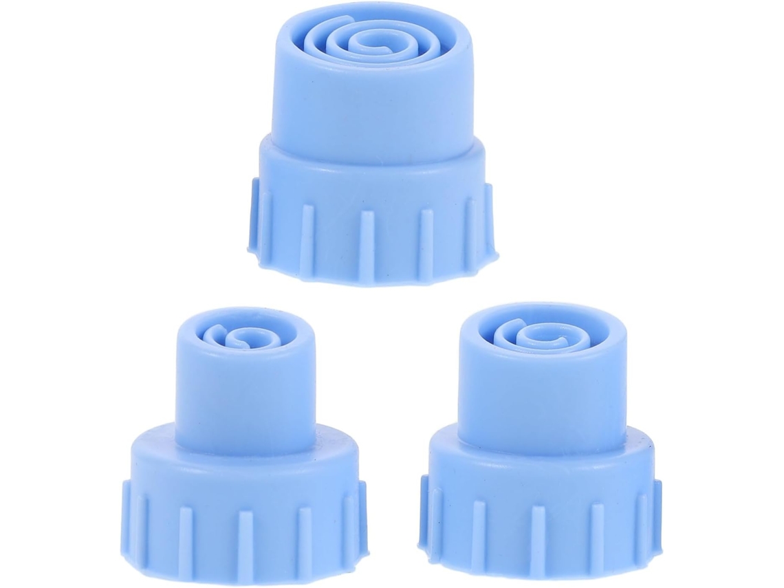 Pontas de silicone para limpeza profunda de dois poros, design fácil de substituir, pacote com 3 unidades.