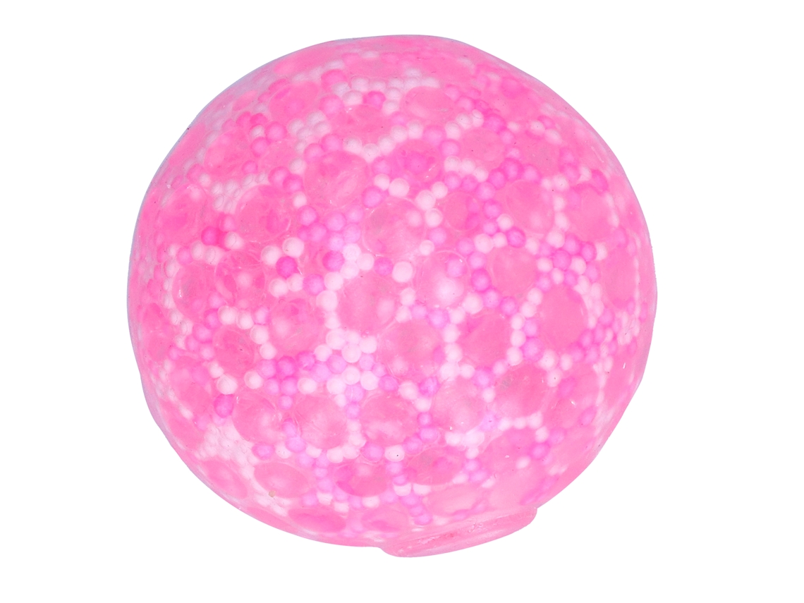 Bola antiestresse WalshLXq para crianças maiores de 3 anos, bola de descompressão para apertar, rosa