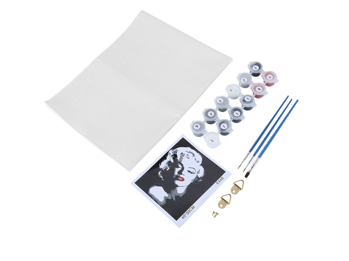 Kit De Pintura A Óleo Diy Por Número Pintura Digital A Óleo Decoração 40x50 (e448)