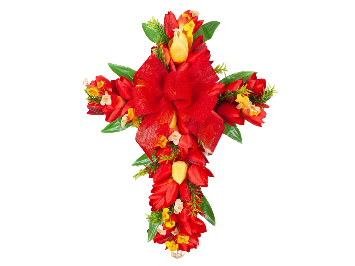 Coroa de Tulipa para Páscoa e Entrada LAXISCREED