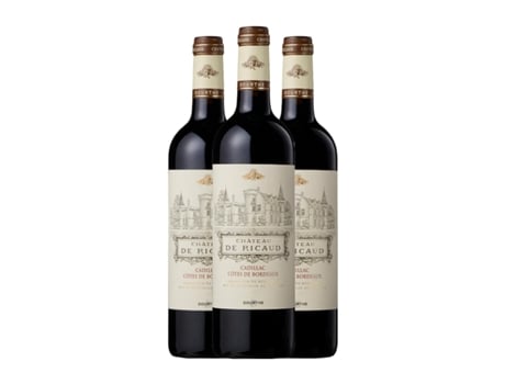 Vinho CHÂTEAU DE RICAUD Château de Ricaud. Côtes de Bordeaux Cadillac (0.75 L - 3 Unidades)