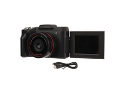 Câmera digital HD 1080p de 16 MP com tela TFT de 2,4 polegadas, zoom digital de 16x, compacta e portátil para crianças e adolescentes.