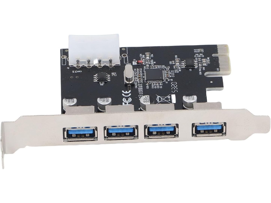 Placa De Expansão Usb 3.0 Pci Express, 4 Portas, Interface Pcie X1