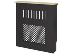 Tampa do Radiador Ripas Preto (78x19x81 Cm)